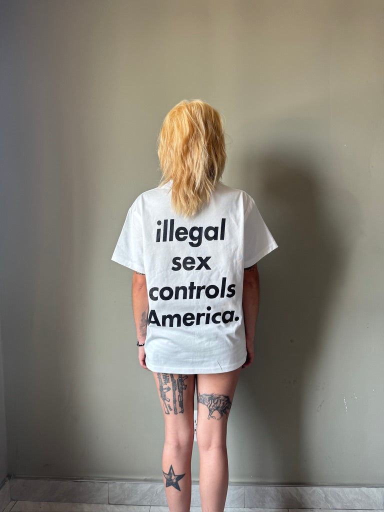 ILLEGAL SEX CONTROLS AMERICA, t-shirt