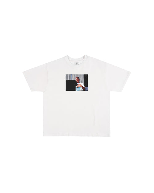 Third Rail 'Illegal Sex Controls America' t-shirt — front view, Epstein-themed political graphic tee